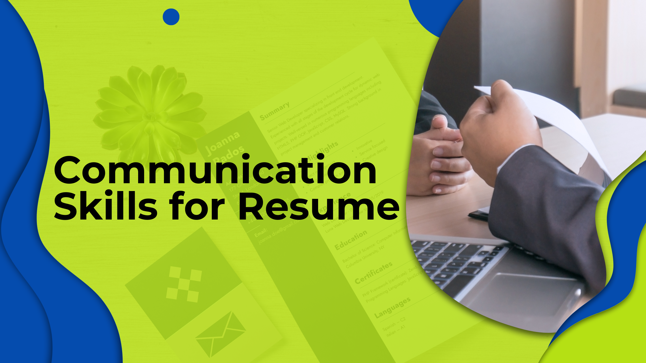 Communication Skills for Resume